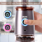 Mulli Portable Burr Coffee Grinder,Electric Cafe Grind, Adjustable Burr Mill with 5 Precise Grind Setting for Drip/Espresso/PourOver