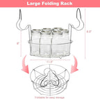 yeshine 21.5 Quart Canning Pot with Rack and Lid, Large Water Bath Canning Pot Set with Full Canning Tools Set, Stainless Steel Canner Supplies Starter Kit for Beginners for Home, Kitchen (Pink)