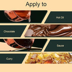 Mini Butter Warmer, 6.7oz/200ml Stainless Steel Mini Butter Warmer Coffee Milk Warmer Pot with Dual Pour Spouts Small Saucepan Chocolate Melting Pot (Rose Gold)