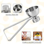 Stainless Steel Egg Toppers Cutter Egg Opener Tolls,Effortless Soft Egg Top Cutter Tool, Egg Separator Egg Slicer, Cracker, and Egg Topper Opener for Kitchen Accessories