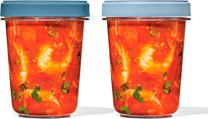 OXO Good Grips Twist & Stack Container – 32 oz – 2 Pack