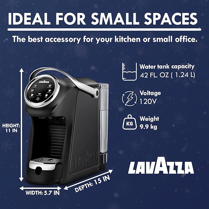 Lavazza Classy Plus Coffee Maker – 72 Count Intenso Espresso Capsules – Dual Brew Espresso & Lungo Machine Compatible Expert Capsules