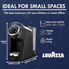 Lavazza Classy Plus Coffee Maker – 72 Count Intenso Espresso Capsules – Dual Brew Espresso & Lungo Machine Compatible Expert Capsules