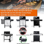 Full-Size Griddle Inserts for Weber Old Spirit 200 Series E/S 200 & 210 Side Control Panel, Flat Top Griddle for Weber Spirit 500 Genesis Silver A, Replace for 7521 7522 7523 65904 65905