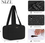 Insulated Lunch Bag，Freezable Lunch bag，Built-in Ice Pack Small Cooler，Lunch Bags for Women ，Waterproof and Durable，Suitable for Work, Picnics, Travel, and Meal Preparation（Black）