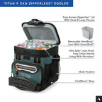 Titan by Arctic Zone 30 Can Zipperless Soft Cooler with HardBody Liner