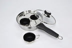 2 Cups Egg Poacher Pan - Stainless Steel Poached Egg Cooker – Perfect Poached Egg Maker – Induction Cooktop Egg Poachers Cookware Set with 2 Nonstick Large PFOA FREE Egg Poacher Cups…