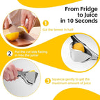 Lemon Squeezer Stainless Steel, Heavy - duty Lime Squeezer, Manual Citrus Squeezer, Manual Juicer That Easily Squeezes Out All the Juice