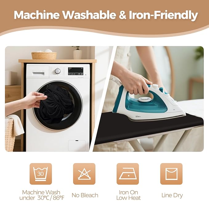 SereneGrace Elastic Table Cover, Windproof Tablecloth, 24x48 Inch Reusable Spandex Fitted Stretch 4-Foot Rectangle Table Cloth for Dining Room, Banquets, Events, Craft Displays, Parties, Brown