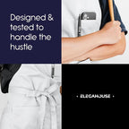 Unisex Apron with Pockets for Cooking, Salon & Art - 100% Cotton Adult Kitchen, Chef, Stylist Apron