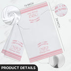 Funny Sourdough Baking Kitchen Towels, Gifts for Sourdough Bakers Tea Dish Towels for Kitchen, Baking Lover Gifts Decorative Hand Towels, 16x24 Inch Pink