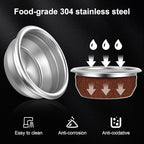 58mm Portafilter Basket Pressurized Filter Basket Stainless Steel Coffee Portafilter Basket Espresso Filter Basket (58mm-2)