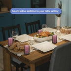 MOLIGOU 6 Pcs Embossed Drinking Glasses, 15oz Vintage Highball Glasses, Beaded Glass Drinking Cups (Purple)