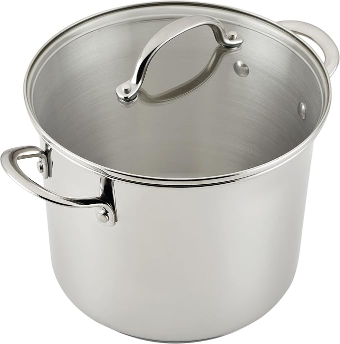 Farberware Millennium Stainless Steel Cookware Pots and Pans Set, 10 Piece