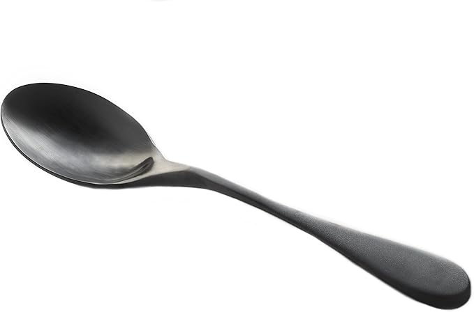 Knork Titanium Coated Stainless Steel Serving Set, Matte Black