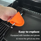 25"x16" Nonstick Coating Griddle for Gas Grill, Universal Griddle Insert for Gas Stove/Gas Grill/Electric/Charcoal, Flat Top Plate for Outdoor Cooking and Camping Grilling