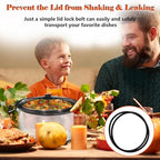 Black Lid Latch Strap Rubber Band for 6,7,8 quart Hamilton Beach Crock pot slow cooker WHT …Lid Strap for Fixing Pot Lid