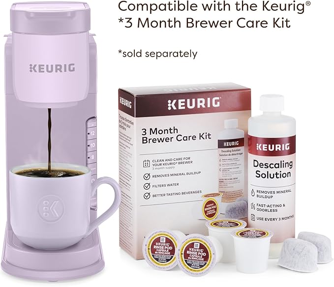 Keurig K-Express Single Serve Coffee Maker – Strong Brew Option, 42oz Reservoir, Sleek Design for Holiday Hosting & Gifting, Lavender