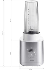 ZWILLING Enfinigy 20-oz. Personal Smoothie Blender with App, Innovative German Engineering, Household Appliance, Silver