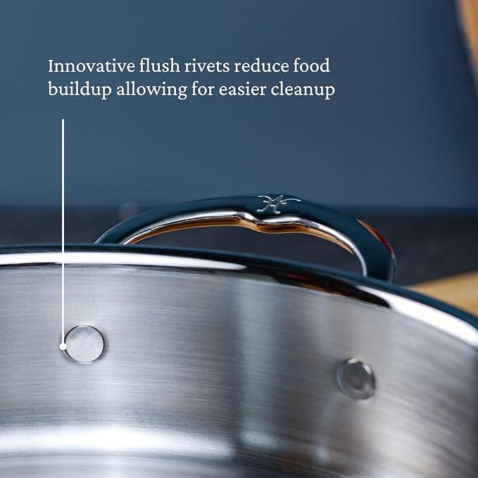 Hestan - CopperBond Collection - 100% Pure Copper 10-Piece Ultimate Cookware Set, Induction Cooktop Compatible