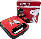 Uncanny Brands Peanuts Grilled Cheese Maker - Make Snoopy and Woodstock Sandwiches - Kitchen Appliance