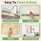 2 Pack Cotton Beeswax Bread Bags - Large Reusable Cotton Linen Food Storage Covers for Sourdough & Homemade Bread, Waxed Bags Keep Bread Fresh, Proofing Bag Freezer-Safe, Easy Clean