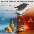 24 Cans/15L Insulated Lunch Bag for Women Men Adults Fit and Fresh Lunchbox Containers Soft Lunch Tote Cooler Bag for Work Home Outdoor Travel Hiking Picnic Beach with Adjustable Straps