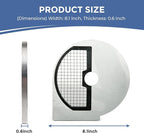 TK Half Hopper Vegetable Chopper Replacement Disc - Universal Half Hopper - Dicing 8mm