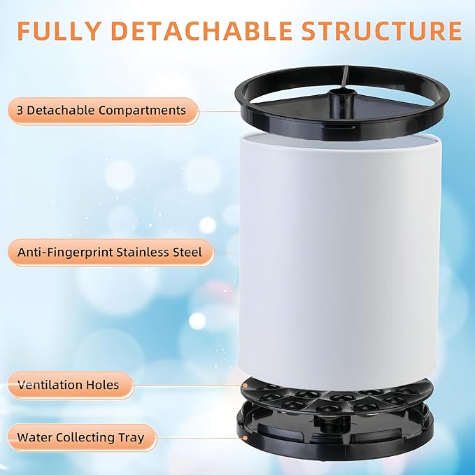 Utensil Holder,Extra Large Utensil Holder for Kitchen Counter, Silverware Organizer, Stainless Steel Storage Cooking Caddy Flatware Spoon Spatula Tool Cutlery Container(2 Set)