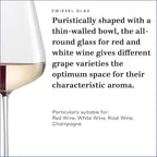 Zwiesel Glas Vervino Allround Glass (Set of 6), Wine Glasses for Red, White and Sparkling Wine, Dishwasher-Safe Tritan Crystal Glasses, Made in Germany (23 Ounce)