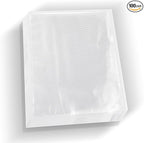 8” x 12” 100 Vacuum Sealer Bags Commercial Grade PreCut Bag Great for Storage, Meal Prep or Sous Vide