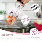 Canning Kit, Canning Supplies Starter Kit, Stainless Steel Canning Set Tools for Beginners, Canning Utensils & Essential for Water Bath & Pressure Canner, Canning Accessories for Pot