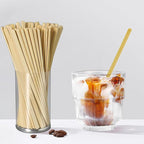Wooden Coffee Stirrers, 500 Count Coffee Stirrer, Sturdy Wood Coffee Stir Sticks, 5.5 Inch Coffee Stirrers Wood with Smooth Ends, Swizzle Sticks for Coffee Mixing Cocktail Drinking (500PC Round)