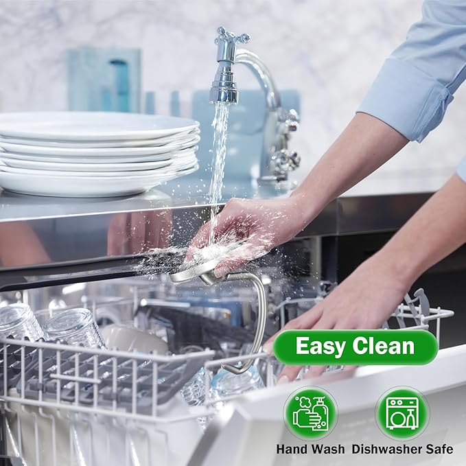 Food-Grade Stainless Steel Dough Hook for Kitchenaid Stand Mixer, Fits 4.5-5Qt Tilt-Head Stand Mixer attachments for kitchenaid mixer, Dough Hook for Kitchenaid Mixer Attachments, Dishwasher Safe