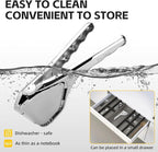 Lemon Squeezer Stainless Steel, Heavy - duty Lime Squeezer, Manual Citrus Squeezer, Manual Juicer That Easily Squeezes Out All the Juice