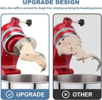 Stainless Steel Spiral Dough Hook for Kitchenaid Stand Mixer, 4.5 Qt - 5 Qt Tilt-Head Stand Mixer Attachments for Kitchenaid Dough Hook - Dishwasher Safe by Cofun