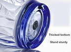 10 Oz Unbreakable Tritan Drinking Glasses Shatterproof Acrylic Glasses Drinkware BPA Free Hard Plastic Cups Reusable Kitchen Water Glasses Drinking Set of 8 (Blue)