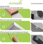Metal Spatula Set of 6 - Griddle Accessories kit - Grill Flat Spatula Pancake Flipper Hamburger Turner - Metal Utensil Great for BBQ Grill Flat Top Cast Iron Griddle