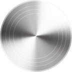 Fat Daddio's TT-1255 Revolving Cake Stand, Red and Silver