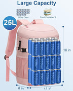 Cooler Backpack Insulated Waterproof,30 Cans Backpack Coolers Leakproof Lunch Backpack for Men Women Portable Soft Cooler Bag for Beach Camping Travel Picnic