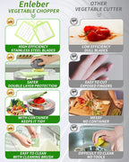 Vegetable Chopper Slicer Pro Mandoline Veggie Slicer Multi All in 1 Food Chooper with Container Onion Chopper, Kitchen Vegetable Slicer Dicer Cutter Egg Separator Kitchen Gadgets
