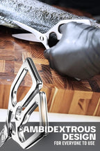 Dalstrong Kitchen Scissors All Purpose- Japanese Stainless Steel - Ambidextrous Kitchen Shears for Food - Detachable - Heavy Duty Scissors Sharp Blade - Herbs, Pizza, Meat Cutting Scissors
