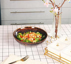 39 oz Ceramic Bowl Set, Salad Bowl, Pasta Bowl, Serving Bowl, Dinner Bowl, Deep/Wide Plate, Microwave, Oven and Dishwasher Safe, Modern Porcelain Dinnerware 8.8 Inch