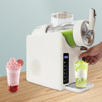 5 Preset Slushie Machine & Ice Cream Maker, 185W Commercial Slushie Maker for Ice Cream, Milkshakes & Cocktails, 61oz Capacity Slushy Machine with LED Display (Beige, 1.8L)