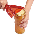 Jar Opener for Weak Hand & Seniors with Arthritis,Easy Twist Off Bottle Caps,Patent | Unique Kitchen Gadgets, Christmas Gifts for Elderly/Women/Men (Orange)