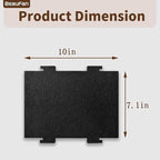 6 Pack Activated Charcoal Filters Replacement for Whirlpool & Kitchenaid Over The Range Microwaves KMLS311HS, WML55011HS, YKMLS311HS, YWML75011H, Compare to Part# W11282981 & W11223147