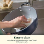 Cuisinart Preferred Pan 4-Pc Set - Nouveau Navy (4.5 Qt. Multi-Purpose Pan w/Cover, Steamer, Slotted Turner)