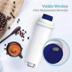 AQUA CREST Coffee Water Filter, Compatible with De'Longhi® Filter, DLS C002 De'Longhi® Water Filter, ECAM/EPAM/ETAM All Series, EC680, 2 Packs
