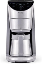 GE Profile Smart Grind & Brew Coffee Maker w/Podless Single Serve, 90oz Water Reservoir, 10 Cup Thermal Carafe, Voice Control, Adjustable Burr Grinder, SCA Certified, Barista-Quality, Stainless Steel
