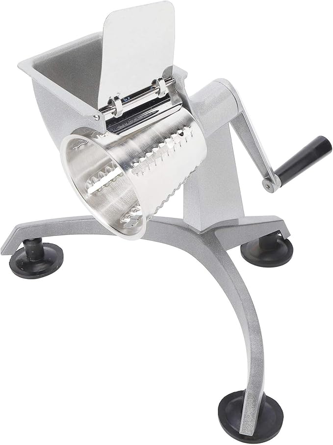Food, Multi‑Functional Hand Crank Cutter Vegetable Cutter Cheese Grater Nut Grinder Food Processors with 5 for Household Restaurant Kitchen
